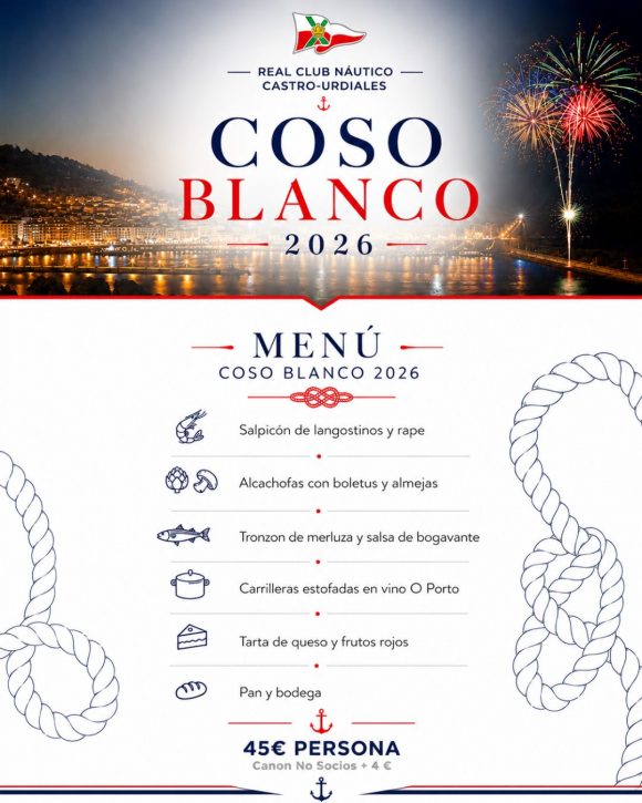 Menu Coso Blanco Nautico 2026