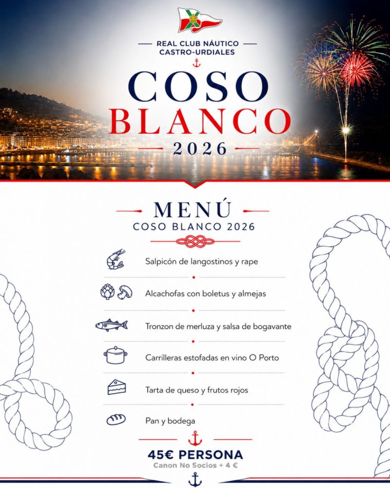 Menu Coso Blanco Nautico 2026